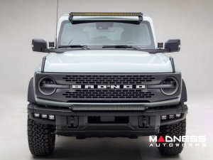 Ford Bronco Lighting Upgrade - Front - Factory Bumper - ZROADZ - Bumper Top Light Bar - w/ 30 Inch Single Row LED Bar Ford Bronco Lighting Upgrade - Front - Factory Bumper - ZROADZ - Bumper Top Light Bar - w/ 30 Inch Single Row LED Bar